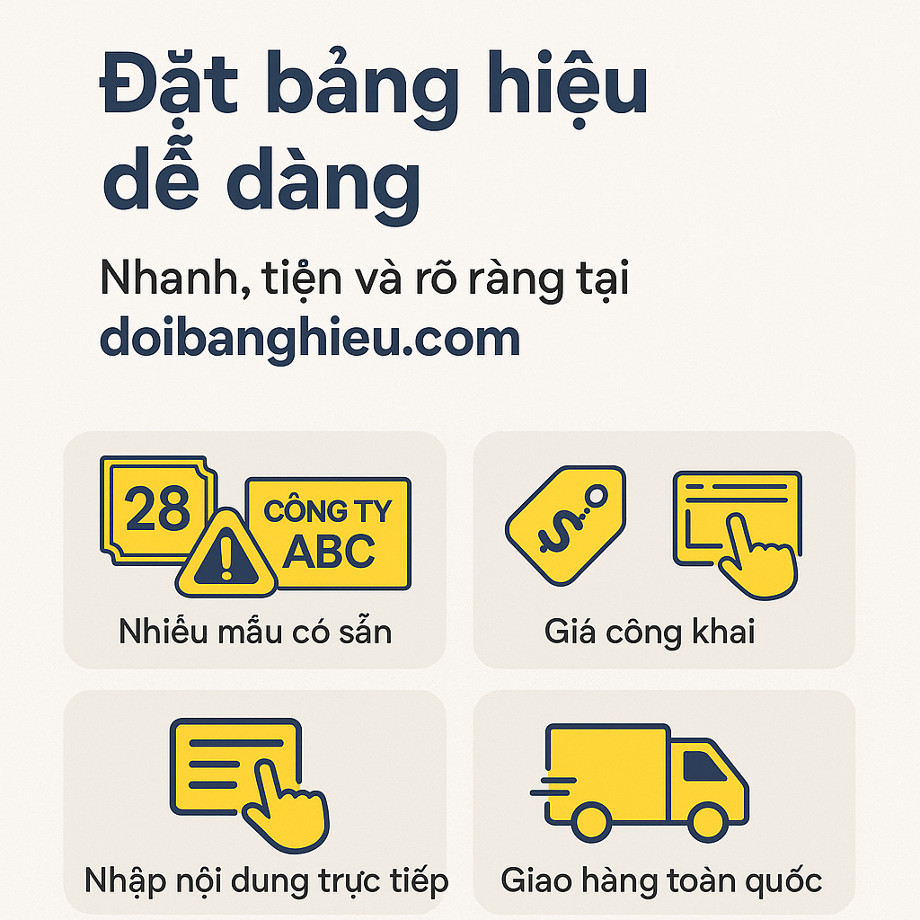 Vì sao doibanghieu.com là lựa chọn đặt bảng hiệu tốt nhất?